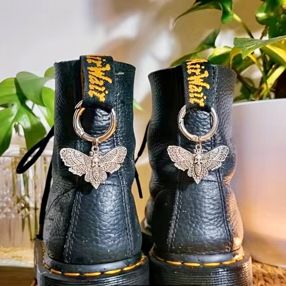 Shoe Boot Purse Moth Charms Doc Marten - Picture 1 of 5